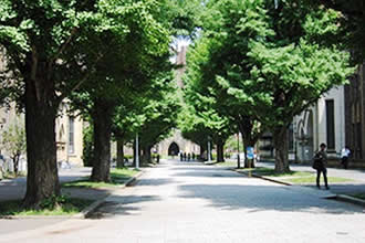 The Tokyo University campus in Japan.