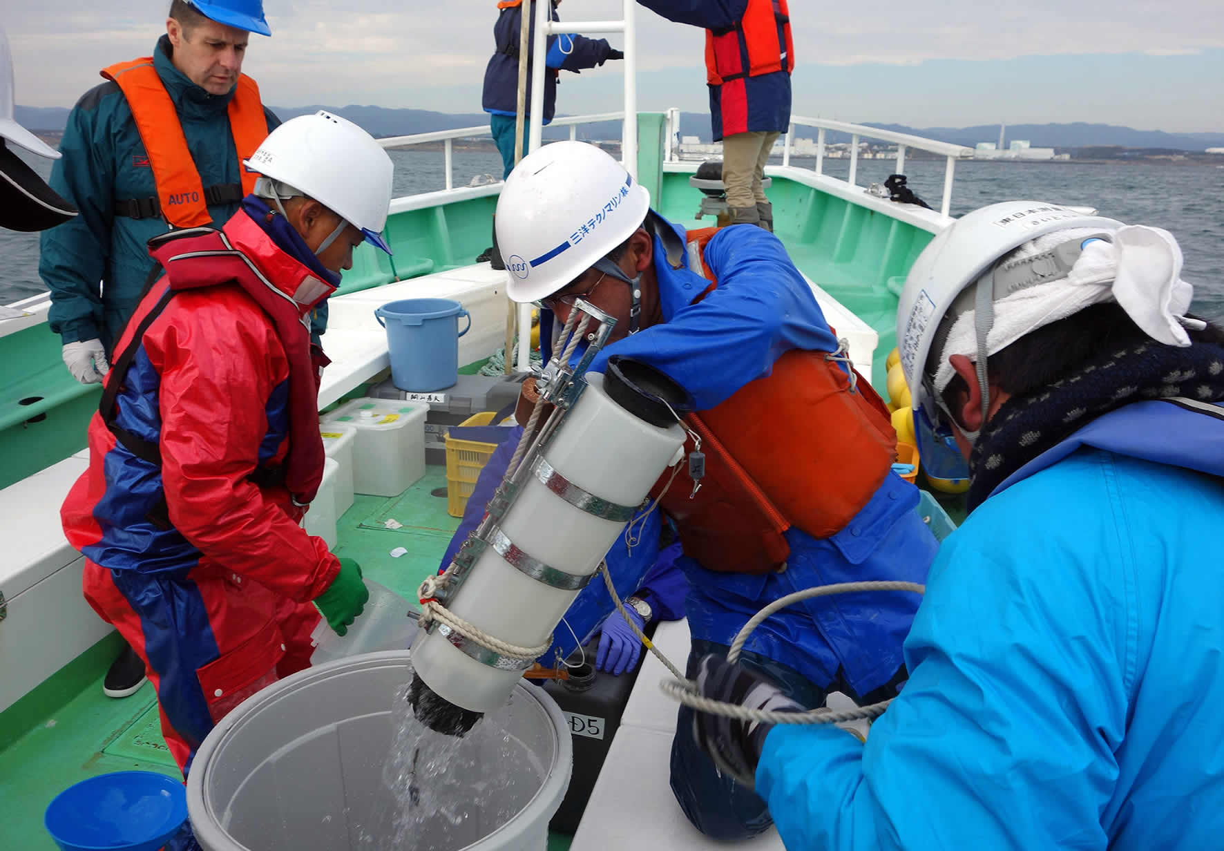 Fukushima water sampling