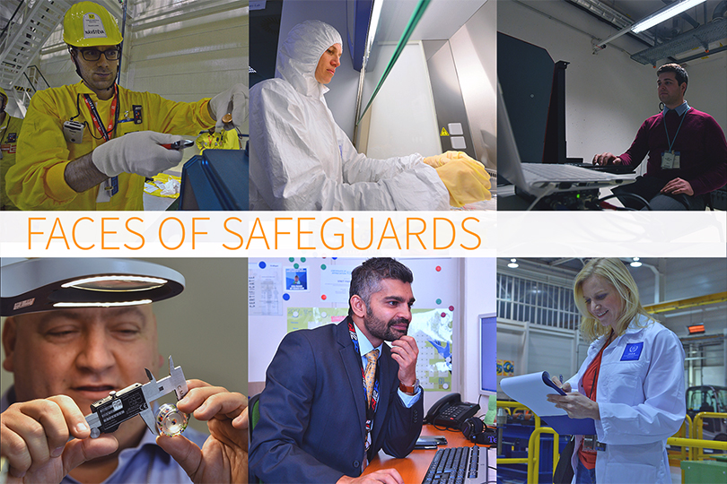 The IAEA monitors nuclear material and facilities around the world to provide credible assurances that nuclear technology is only used for peaceful purposes. Over 800 people work at the IAEA Department of Safeguards, each bringing their own unique skills and background. This photo essay highlights six of our staff members: two inspectors, a systems engineer, a spectrometry specialist, a safeguards containment engineer and an IT systems analyst. These are just some of the faces of safeguards who work to make sure that the IAEA fulfils its mission. 
