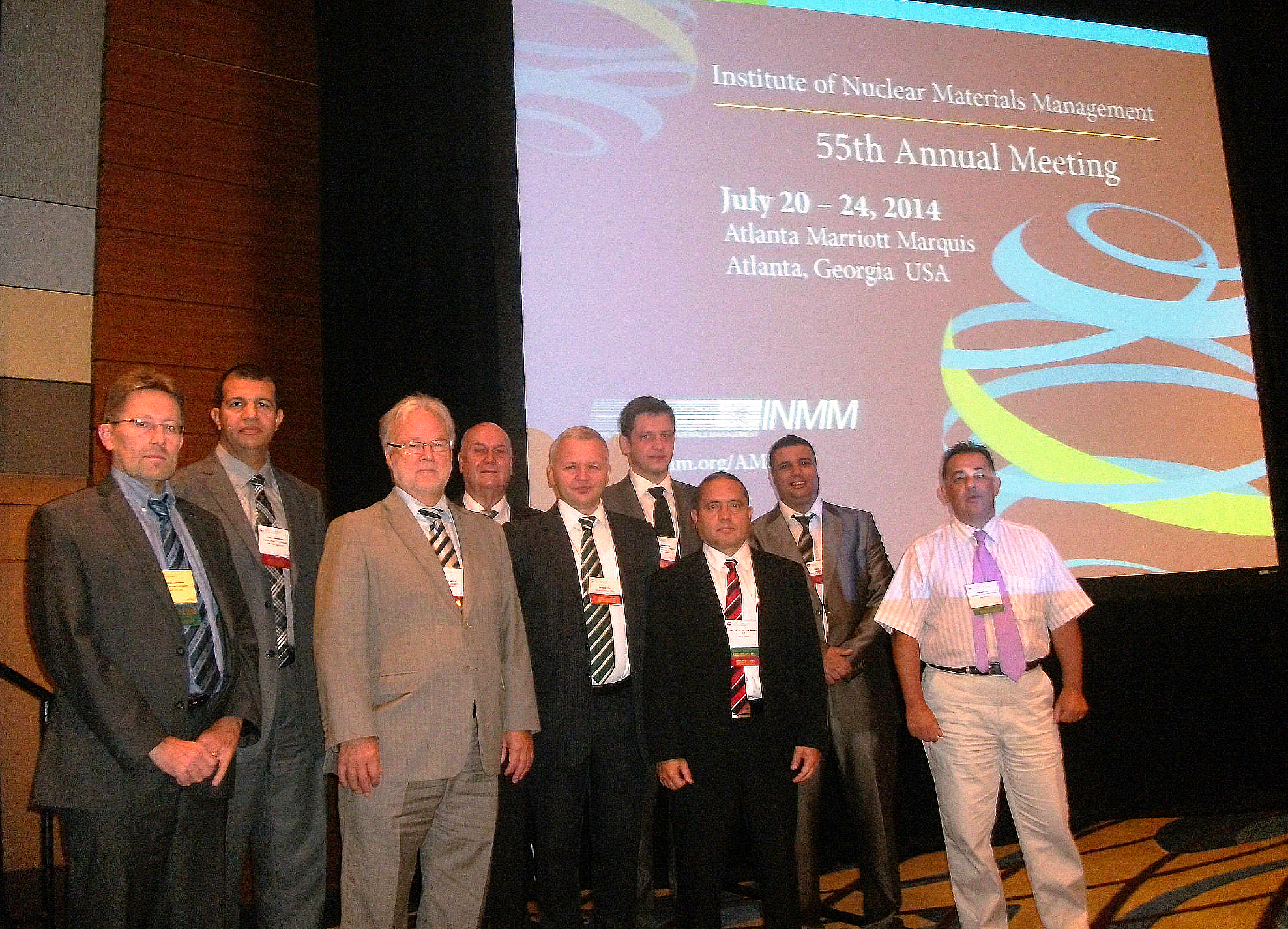 In addition to IAEA experts, representatives of the EU and the Consejo de Seguridad Nuclear were present at the meeting INMM_55_4.png