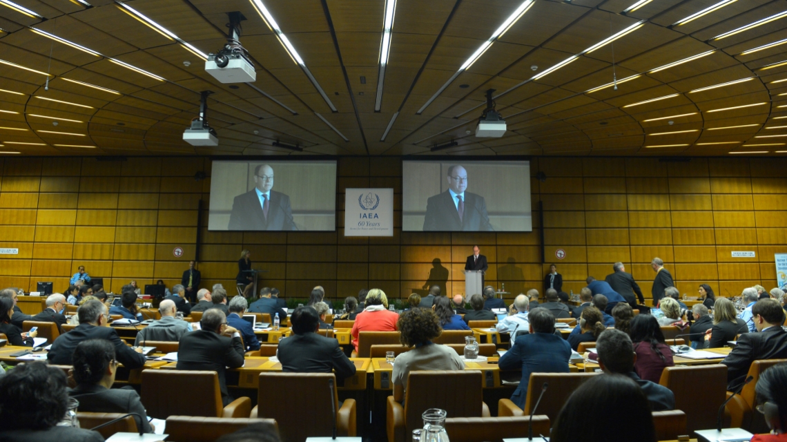 HSH Prince Albert II of Monaco delivers his opening statement