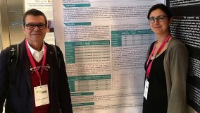 IAEA staff present a poster about the previous CRP at the Estro 37 conference in Barcelona.