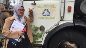 Nora Zakaria served as an external expert for an IAEA mission in the Marshall Islands in 2019.