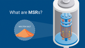 An image showing a molten salt reactor (MSR).