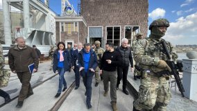 Meeting with Ukrainian President Volodymyr Zelenskyy