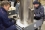 During the test, engineers removed the bottom shield of the transfer cask, so that they could place it over the borehole.