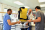 Experts take static sensitivity measurements of the BRD response to radiation sources placed at different angles and distances with respect to the BRD. The number and arrangement of detectors in the backpack, volume of the detectors, total size of the backpack, and the wearing position on the body are all factors that may affect the angular sensitivity of the BRD. Experts measure all these factors and use well-planned test protocols to provide statistically sound results.