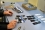 Here, a dosimetry specialist in the IAEA's headquarters prepares dosimeters for their next use in the field.