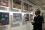 Austrian President Mr. Heinz Fischer looks at the IAEA Memorabilia Exhibit at the 50th Regular Session of the IAEA General Conference. (Plenary Hall, Austria Center, Vienna, Austria)(Austria Center, Vienna, Austria, 18 September 2006)