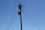 Lightning rods are used to protect buildings from lightning strikes by diverting lightening harmlessly to the ground. In the past, such rods were manufactured to include a radioactive source.