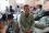 One patient receiving radiotherapy at the National Cancer Hospital is 60-year-old Nguyen Xuan Bien. A CT scan showed that he was suffering from lung cancer.