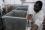 At Ghana's Radiation Technology Centre, products to be irradiated are placed in these metal bins that run on tracks into the irradiation chamber...<br /><br /> (Photo: S. Henriques/IAEA)