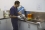 <p>Here, a radiopharmacist prepares the material for injection behind protected metal doors, introduces it into a flask, and places it in a robust, shielded metallic cylinder. All these measures are used to avoid exposing medical staff to radiation on a daily basis.</p>

<p>Photo: Laura Gil / IAEA</p>
