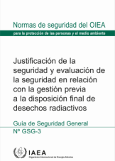 Justificación de la seguridad y evaluación de la seguridad en relación con la gestión previa a la disposición final de desechos radiactivos