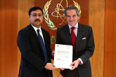 The new Resident Representative of Bangladesh to the IAEA, HE Mr. Toufique Hasan, presented his credentials to IAEA Director General Rafael Mariano Grossi, at the Agency headquarters in Vienna, Austria. 25 February 2025
