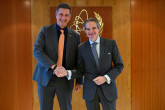 Rafael Mariano Grossi, IAEA Director-General, met with Marc Kenzelmann, Director General, Swiss Federal Nuclear Safety Inspectorate (ENSI), during his official visit to the Agency headquarters in Vienna, Austria. 17 March 2025.