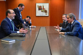 Rafael Mariano Grossi, IAEA Director-General, met with Sergio Diaz Granados, Executive President, Development Bank of Latin America and the Caribbean (CAF), during his official visit to the Agency headquarters in Vienna, Austria. 16 June 2025.
