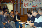 IAEA inspectors interview Iraqi managers at an inspected plant. Photo Credits: Pavlicek/IAEA