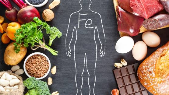 Many food items are rich in iron. A new IAEA project is aimed at helping tackle anaemia caused by iron deficiency. (Photo: airborne77/Adobe Stock)