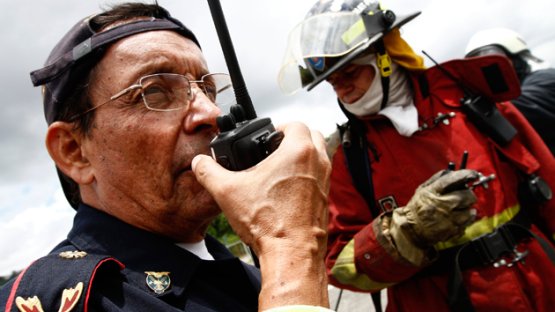 radiation emergency fireman police