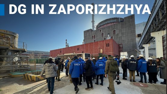 VíDEO: el Director General del OIEA visita Zaporiyia por cuarta vez (en inglés)