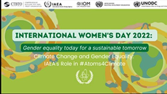 Climate Change and Gender Equality: IAEA's Role in #Atoms4Climate