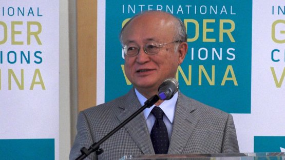IAEA Director General Yukiya Amano Becomes a Gender Champion
