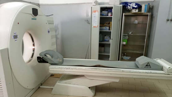 Equipment at the Idrissa Pouye de Grand Yoff Hospital in Dakar - one of the cancer centres reviewed by the IAEA and its partners as part of an imPACT review in Senegal in December