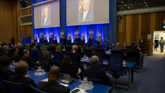 Memorial Ceremony for Director General Yukiya Amano