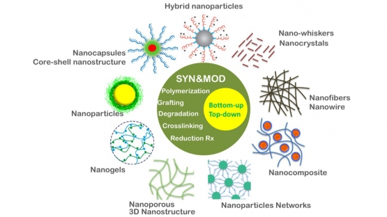 Creation of a wide variety of nanostructures by ionizing radiation