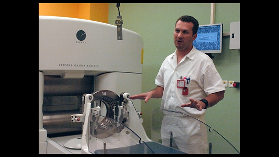 In health care, the double-edged sword of radiation can be used to fight cancer and scope out signs of disease... under strict controls and in the right hands. In Prague, Czech Republic, Dr. Josef Novotn&yacute;,  a medical physicist, works to make sure that patients are correctly and safely treated at Na Homolce Hospital. He checks and calibrates equipment, and conducts training in radiation safety under an IAEA-supported project.