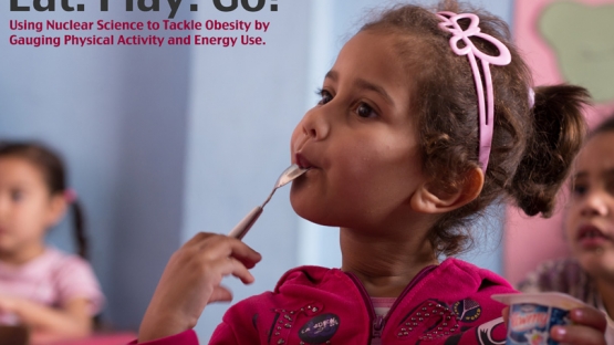 Not having enough to eat is what we often think of as 'malnutrition'. But eating too much, of the wrong thing, and remaining mostly sedentary, leads to malnutrition of a different sort - obesity.<br /><br />
 (Photo: S. Henriques/IAEA).