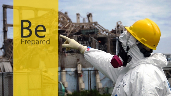 Despite thorough efforts to prevent nuclear  and radiological emergencies, we have to live with the fact that they can happen. The IAEA has published advice in the form of safety standards and guidance - developed in cooperation with the Agency's 159 Member States - that aim to prevent accidents but also outline how to best prepare for and respond to them to reduce the harm they could cause. The Agency also holds meetings and conducts exercises and Workshops to strengthen these preparedness and response efforts. The Agency expert in this photo inspected the damage to Reactor Unit 3 at TEPCO's Fukushima Daiichi Nuclear Power Station in May 2011, just months after a large earthquake caused a tsunami that swept over the plant, causing severe damage. 