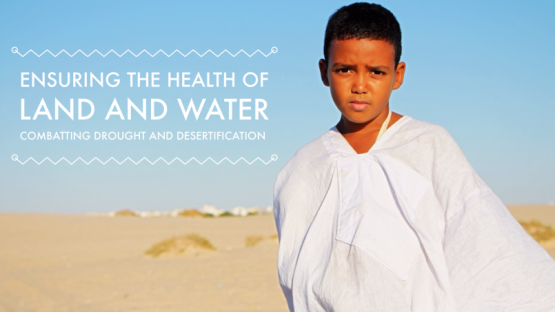 <br /><br />
Ensuring the Health of Land and Water<br />
Combating Drought and Desertification
