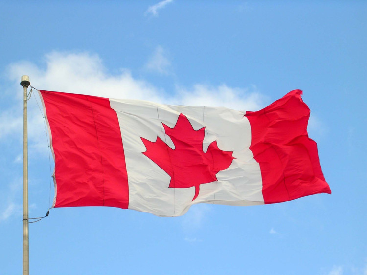 Flag of Canada. 